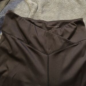 Aeropostale black flare leggings